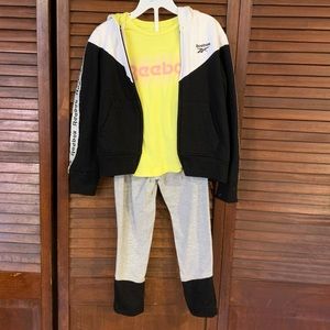 Reebok Girl’s Three Piece Track Suit